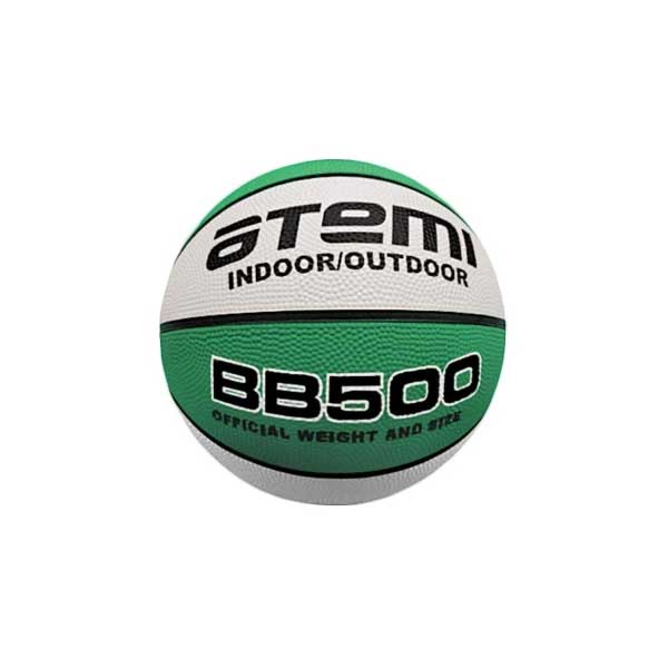 Мяч баскетбольный Atemi, р. 7, резина, 8 панелей, BB500, окруж 75-78, клееный