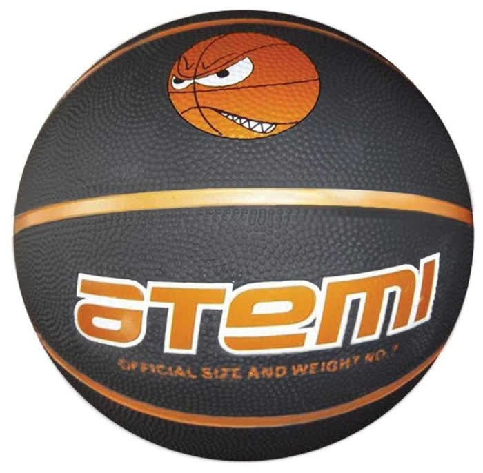 Мяч баскетбольный Atemi, р. 7, резина, BB12, 8 п, окруж 75-78, клееный