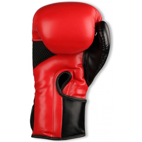 Перчатки боксёрские RSC PU FLEX, BF BX 023, Красно-черный, 10 унций - фото 2