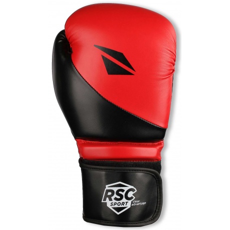 Перчатки боксёрские RSC PU FLEX, BF BX 023, Красно-черный, 10 унций - фото 3