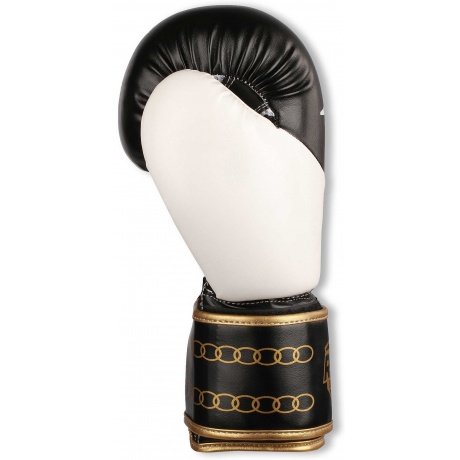 Перчатки боксёрские RSC PU, BF BX 012, Бело-черный, 12 унций - фото 4