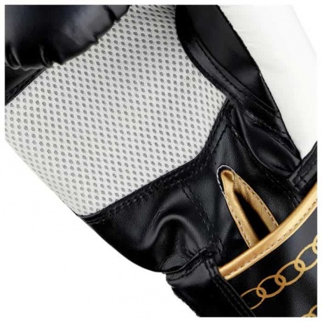 Перчатки боксёрские RSC PU, BF BX 012, Бело-черный, 12 унций - фото 8