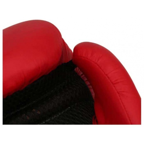 Перчатки боксёрские Green Hill SILVER и/к, BGS-2039, Красный, 12 унций - фото 6