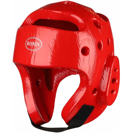 Шлем таэквондо литой, F081A, Красный, L - фото 1