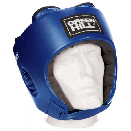Шлем боксёрский Green Hill ORBIT и/к детский, HGO-4030, Синий, S - фото 2