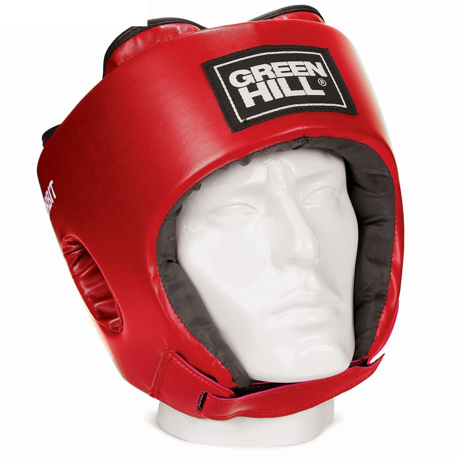 Шлем боксёрский Green Hill ORBIT и/к детский, HGO-4030, Красный, S