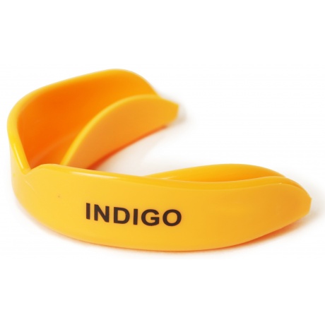 Капа 1 челюстная  INDIGO термо, в контейнере, MS-01-TP, Оранжевый, - фото 1