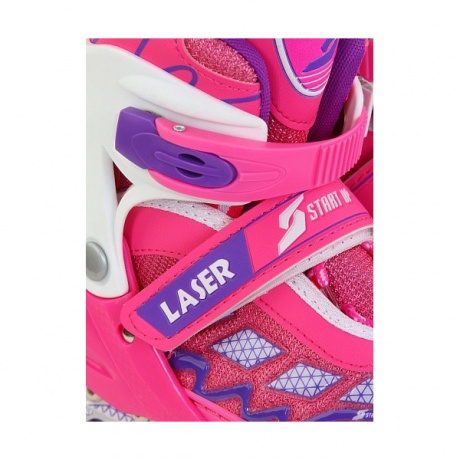 Роликовые коньки Start Up Laser р.L 39-42 Pink 360 344 - фото 3