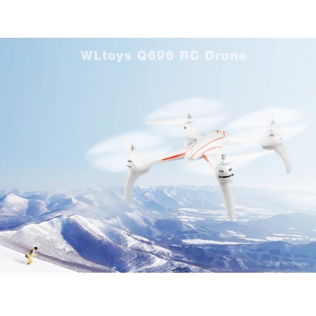 Квадрокоптер WLToys Q696-E White - фото 10