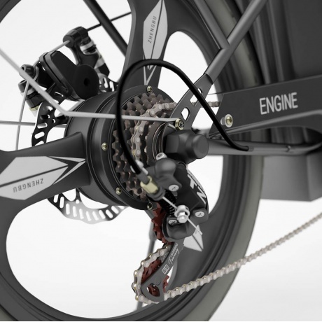 Электровелосипед HIPER Engine BF201 черный - фото 3