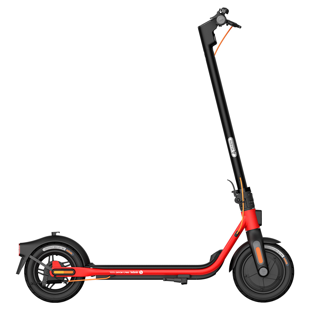 Электросамокат Ninebot KickScooter D28U (RU), цвет черный/красный NINEBOTD28U - фото 1