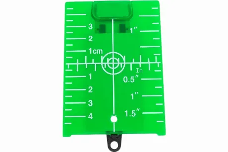 Магнитная мишень для лазерного нивелира (зелёная)