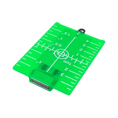 Магнитная мишень для лазерного нивелира (зелёная) - фото 3