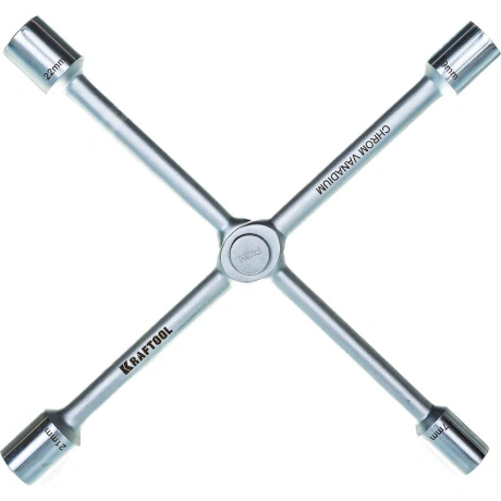 Складной баллонный ключ-крест Kraftool 27574, 17-19-21-22 мм