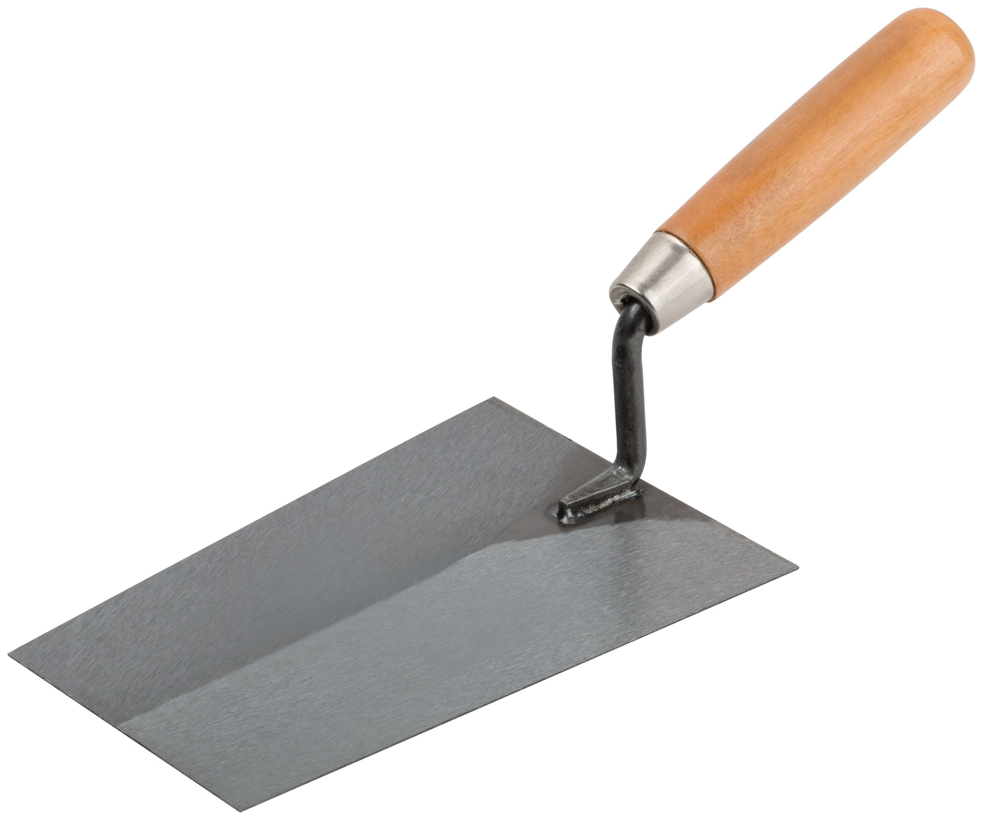 кельма бетонщика инструментальная сталь деревянная ручка 160 мм mos Кельма отделочная MOS инструментальная сталь, деревянная ручка 180 мм (04888М)