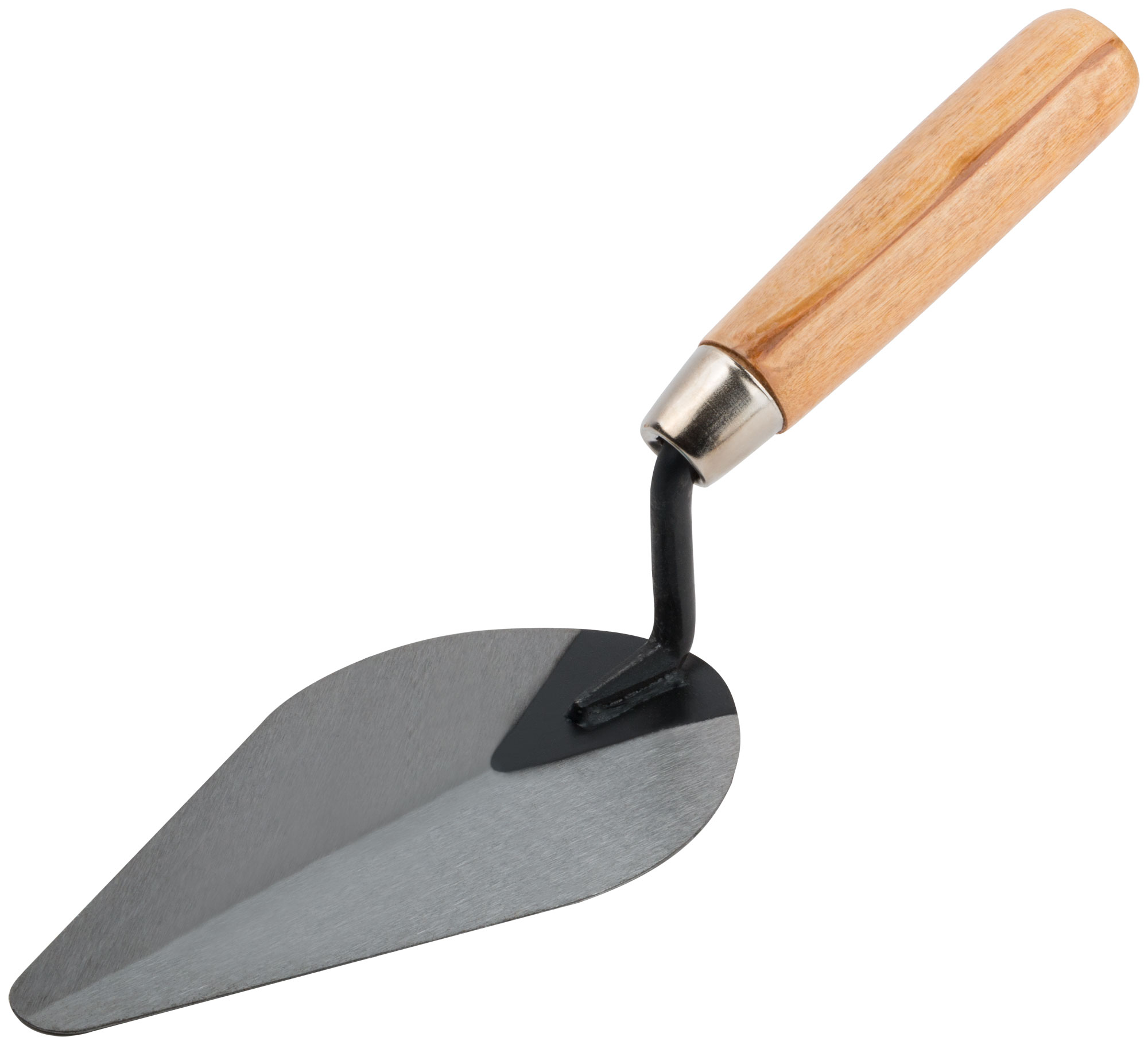 кельма бетонщика инструментальная сталь деревянная ручка 160 мм mos Кельма штукатура MOS инструментальная сталь, деревянная ручка 180 мм (04892М)