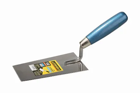 Кельма STAYER ?PROFI?, ?трапеция?, нержавеющее полотно, деревянн...