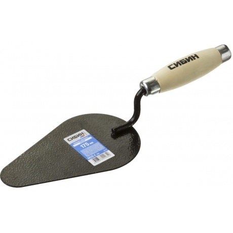 Кельма печника СИБИН с деревянной усиленной ручкой, КП