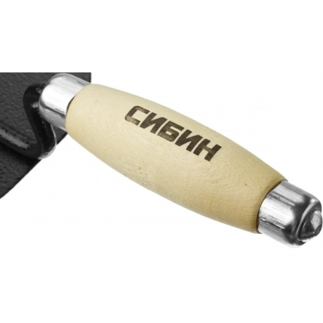 Кельма печника СИБИН с деревянной усиленной ручкой, КП - фото 2