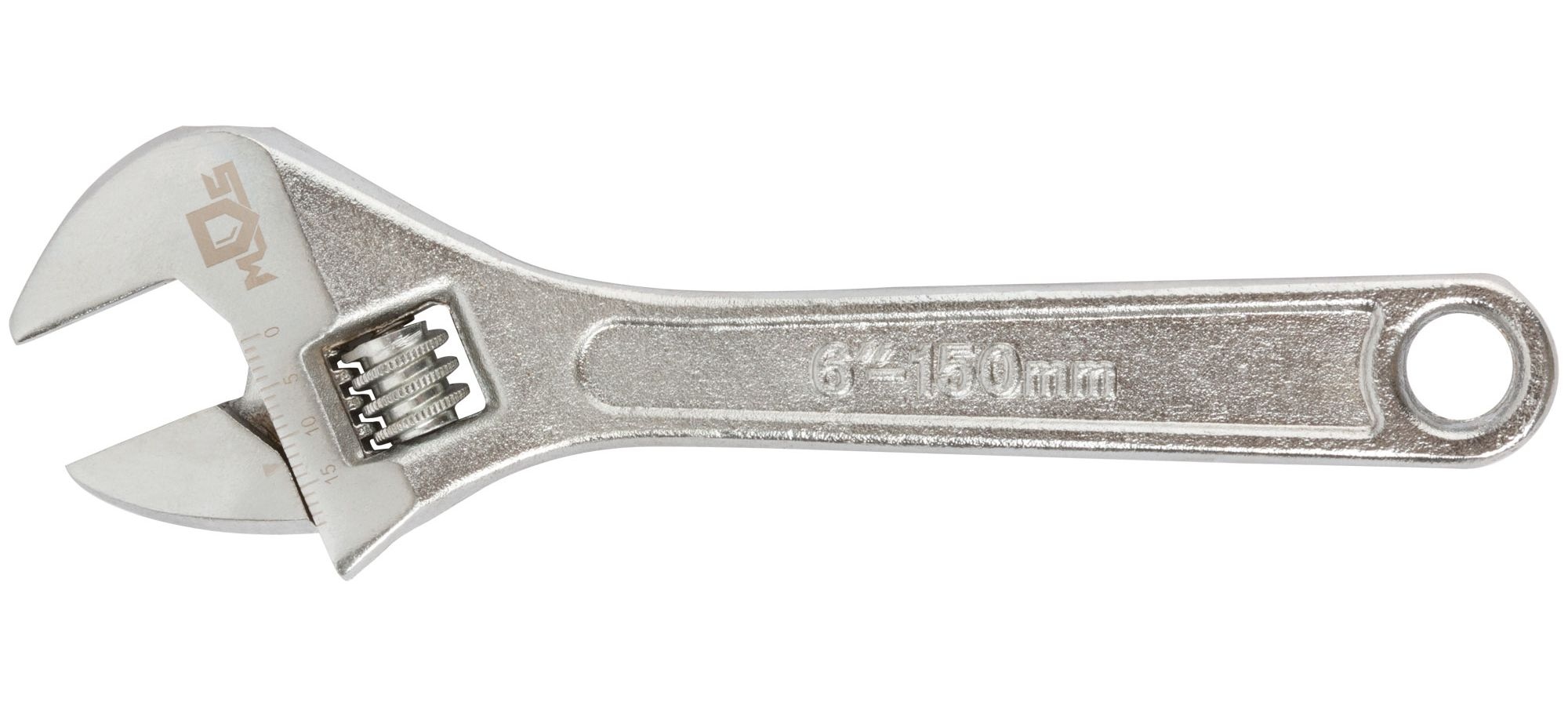 Ключ разводной MOS 150 мм ( 20 мм ) 70091М разводной ключ chrome 600мм king tony 3611 24hr