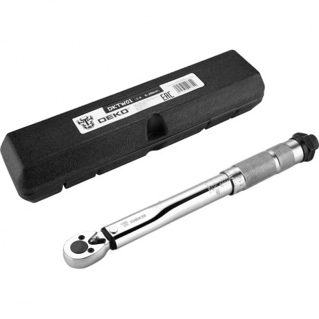Ключ динамометрический DEKO DKTW01 1/4, 5-25 Нм - фото 1