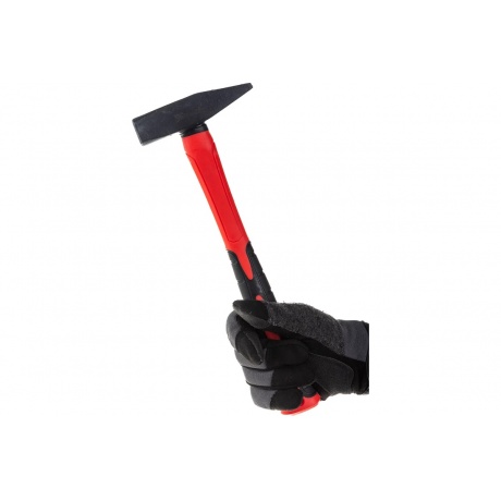 Молоток слесарный ''optimal'' 500г ,фибергласовая обрезиненная рукоятка 10369 Matrix - фото 3