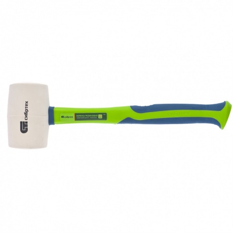 Киянка резиновая, 680г, белая резина, фибергласовая рукоятка 111...