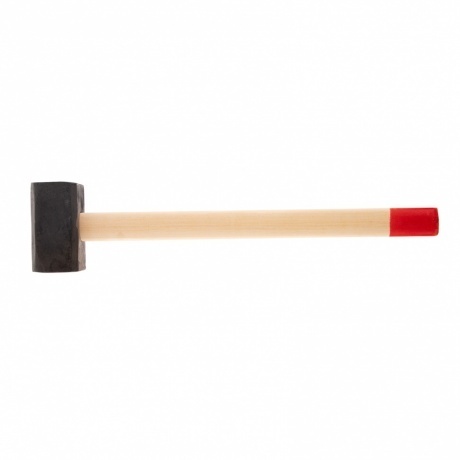 Кувалда, 8кг, кованая головка, деревянная рукоятка 750мм 10969 Сибртех - фото 1