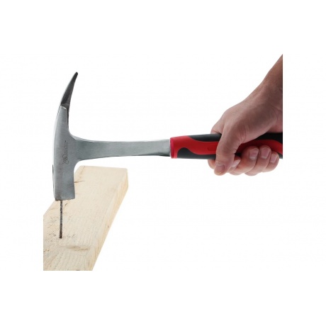 Молоток кровельщика, 600г, цельнометаллический, двухкомпонентная рукоятка 10620 Matrix - фото 7