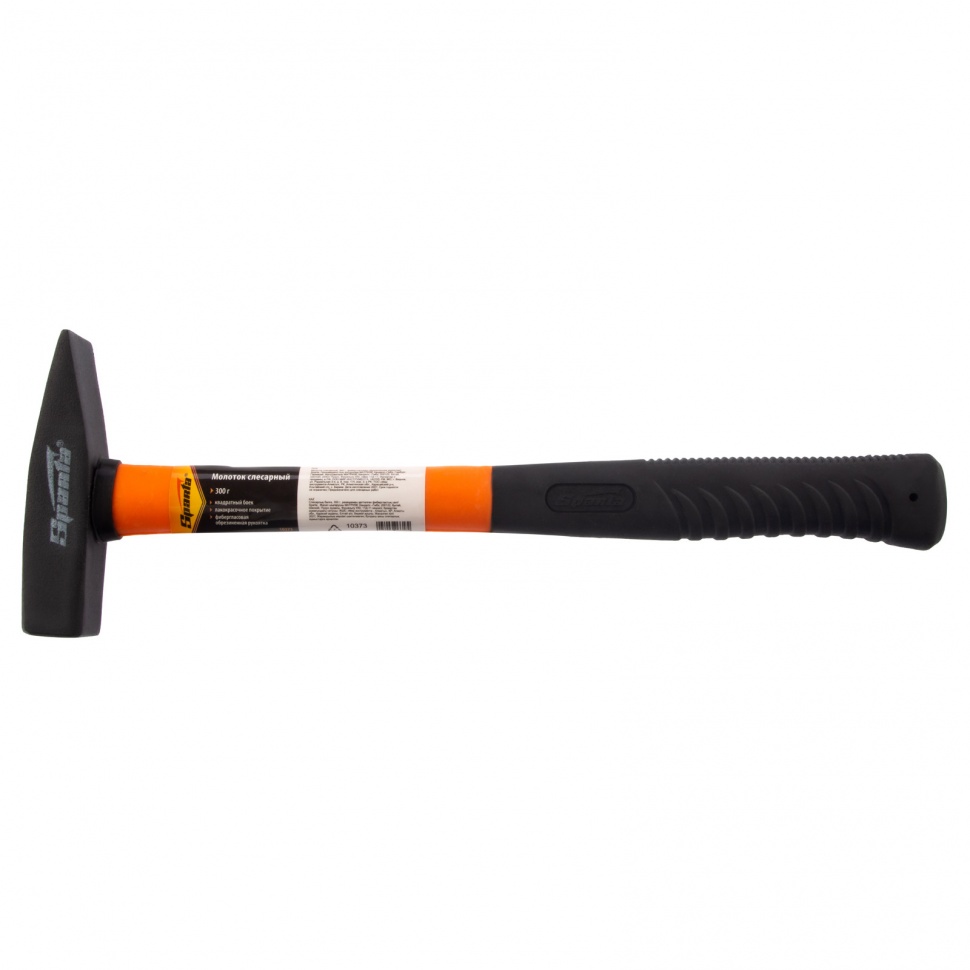 Молоток слесарный, 300г, фибергласовая обрезиненная рукоятка 10373 Sparta - фото 4