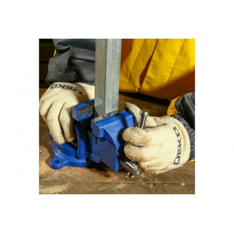 Тиски слесарные DEKO CL09, поворотные, 75 мм - фото 3