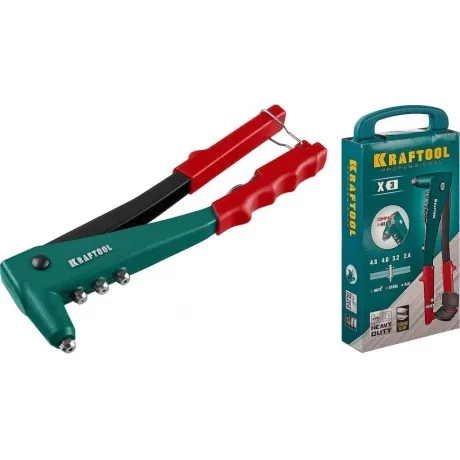 Заклепочник литой в кейсе KRAFTOOL X-3 2.4-4.8 мм, (31170-H6_z01...