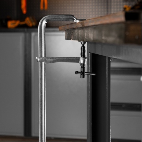 Струбцина F-образная, 100x400мм, кованая  Denzel - фото 8