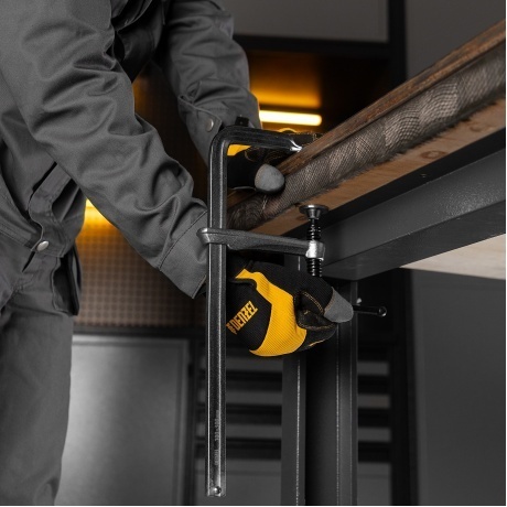 Струбцина F-образная, 120x300мм, кованая  Denzel - фото 6