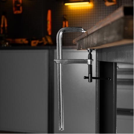 Струбцина F-образная, 120x300мм, кованая  Denzel - фото 8