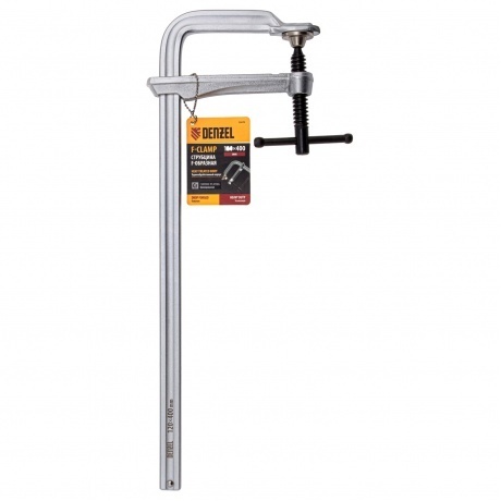 Струбцина F-образная, 120x400мм, кованая  Denzel - фото 3
