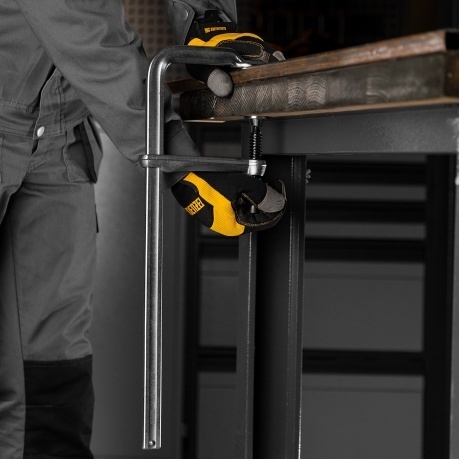 Струбцина F-образная, 120x400мм, кованая  Denzel - фото 6