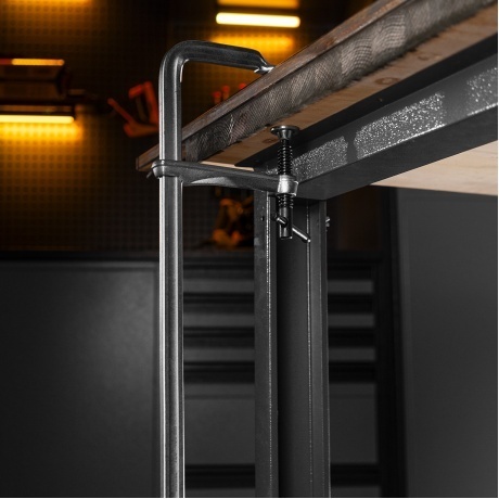 Струбцина F-образная, 120x400мм, кованая  Denzel - фото 9