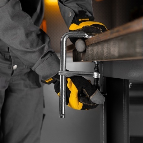 Струбцина F-образная, 80x150мм, кованая  Denzel - фото 6