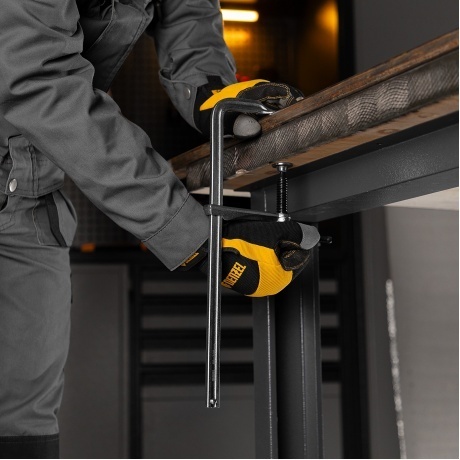 Струбцина F-образная, 80x300мм, кованая  Denzel - фото 6