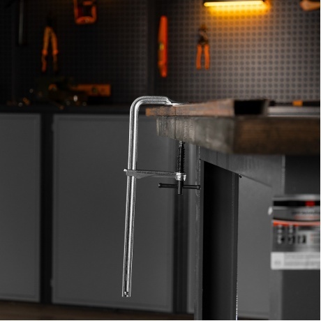 Струбцина F-образная, 80x300мм, кованая  Denzel - фото 8