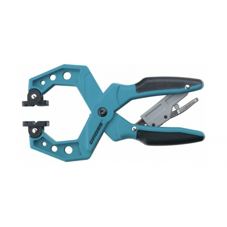 

Струбцина клещеобразная, пластиковый корпус, храповый механизм жесткой фиксации, 4"/100 мм Gross