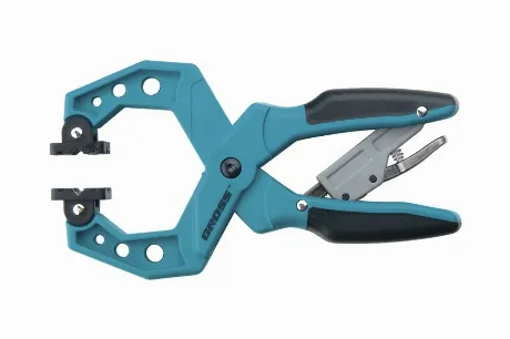 Струбцина клещеобразная, пластиковый корпус, храповый механизм ж...