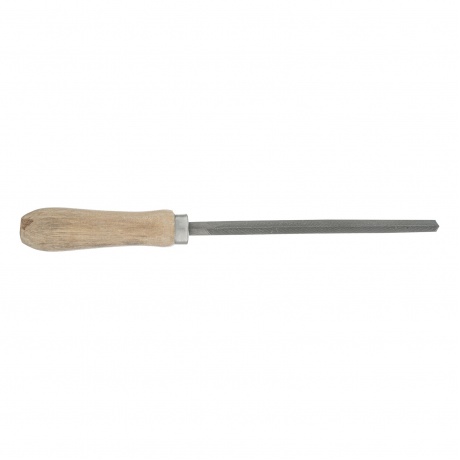 Напильник, 150 мм, трехгранный, деревянная ручка// Сибртех - фото 2