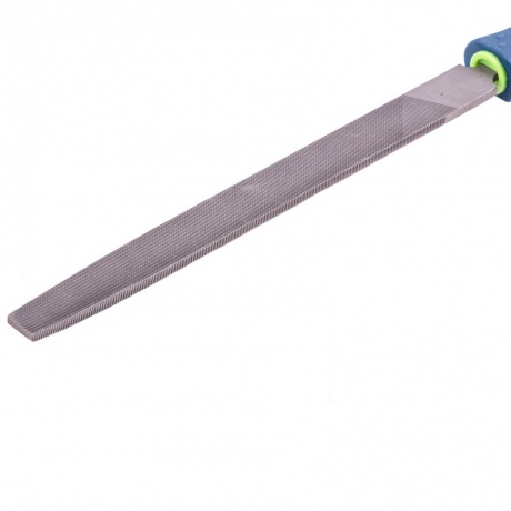 Напильник, 200 мм, плоский, двухкомпонентная рукоятка, №2 Сибрте...