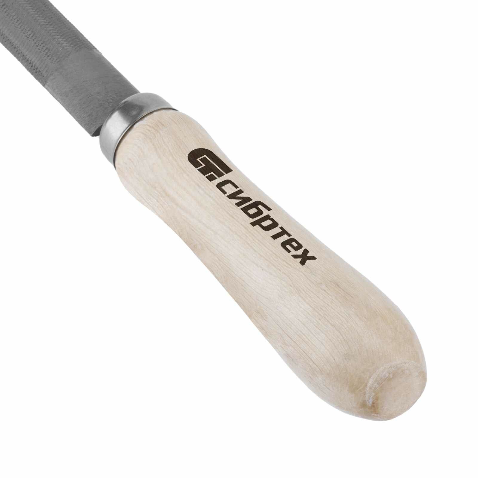 Напильник, 250 мм, полукруглый, деревянная ручка// Сибртех - фото 9