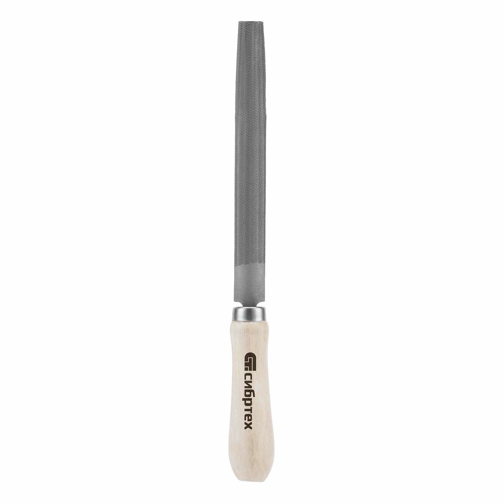 Напильник, 250 мм, полукруглый, деревянная ручка// Сибртех напильник 250 мм полукруглый деревянная ручка сибртех