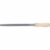 Напильник, 250 мм, трехгранный, деревянная ручка// Сибртех