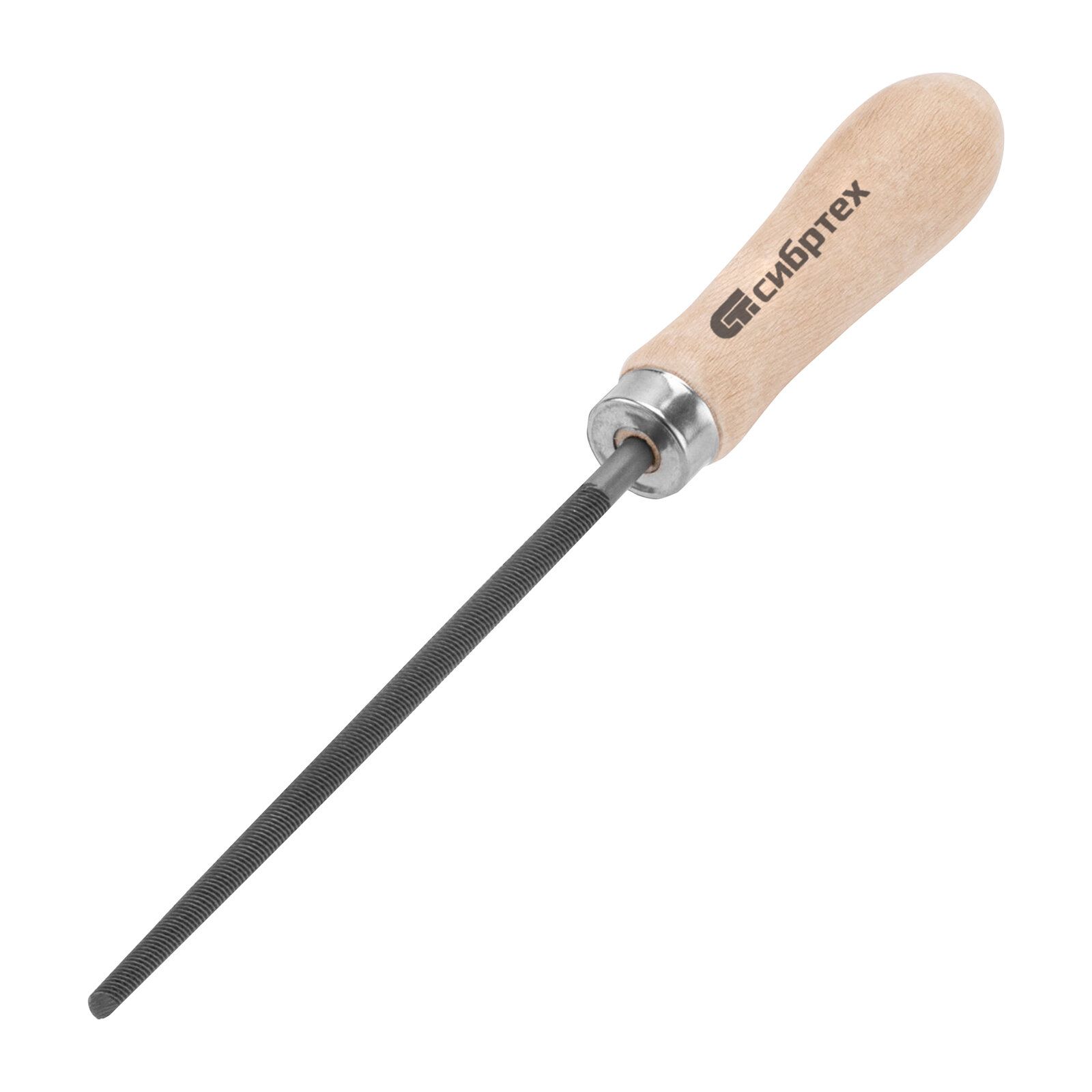 Напильник, 300 мм, круглый, деревянная ручка// Сибртех сибртех напильник квадратный 300 мм деревянная ручка сибртех