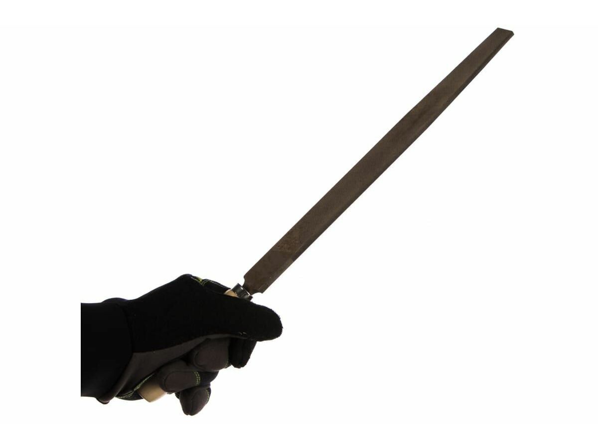 Напильник, 300 мм, плоский, деревянная ручка// Сибртех - фото 4